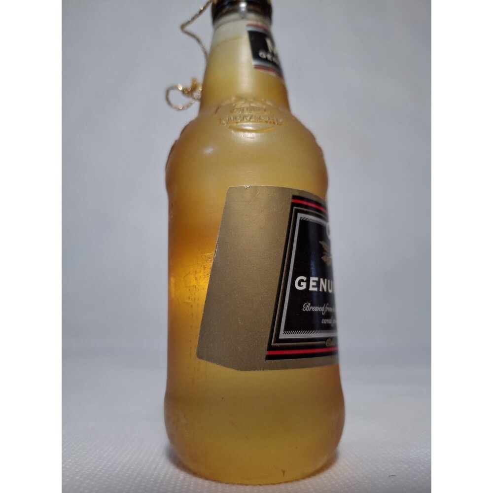Vintage 5" Miller Genuine Draft 1999 Acrylic Christmas Ornament Rare Beer Bottle - Picture 8 of 8
